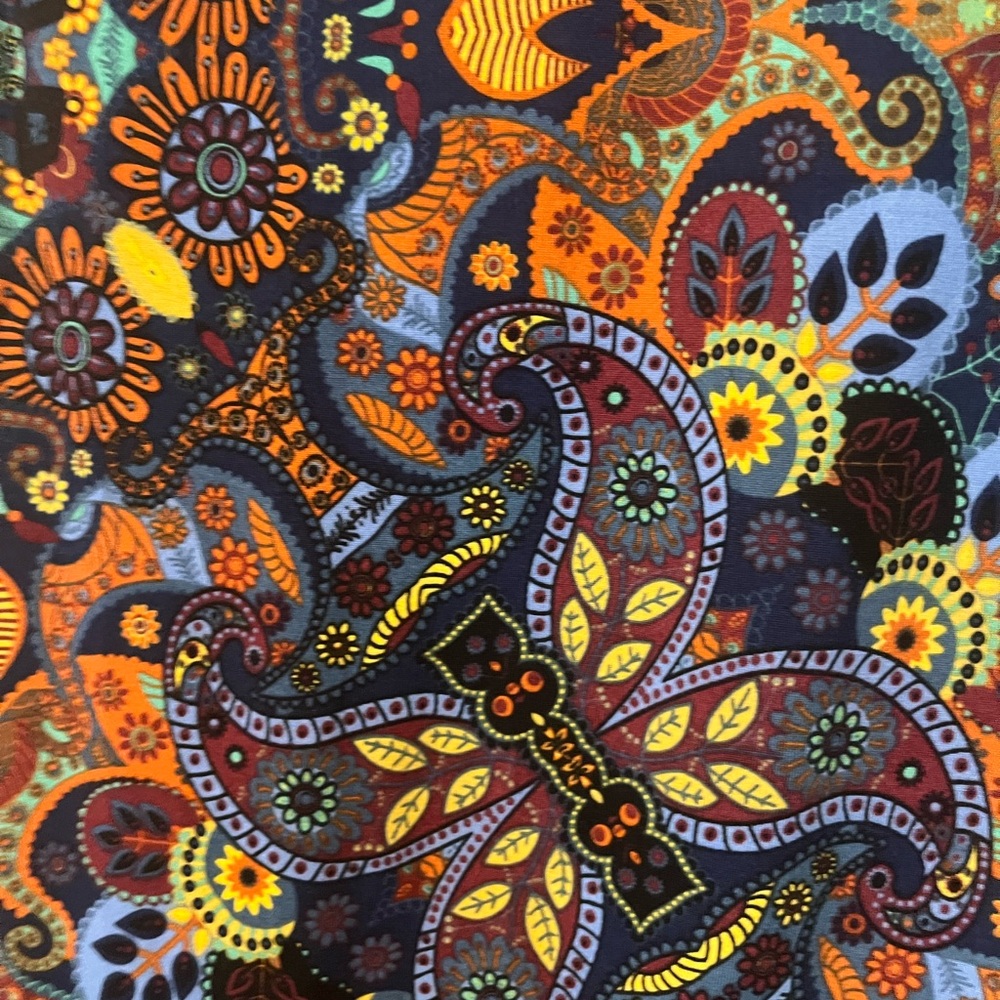 LuLaRoe Multicolor Paisley Julia Dress - Picture 2 of 3